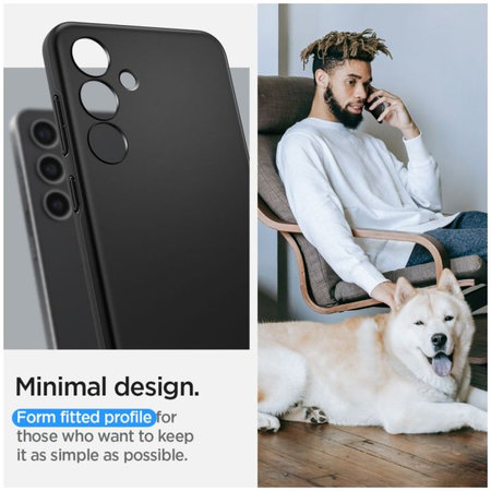 Spigen - Étui Thin Fit pour Samsung Galaxy S24, noir