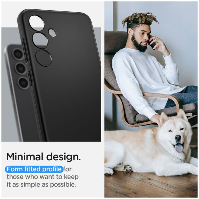 Spigen - Étui Thin Fit pour Samsung Galaxy S24, noir