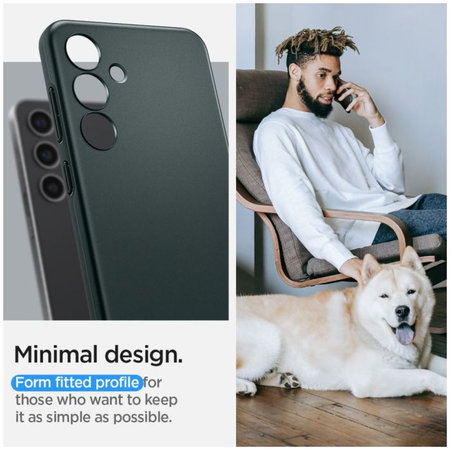 Spigen - Étui Thin Fit pour Samsung Galaxy S24, Abyss Green