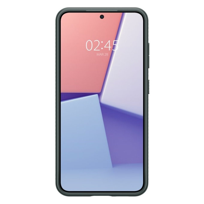 Spigen - Étui Liquid Air pour Samsung Galaxy S24, Abyss Green