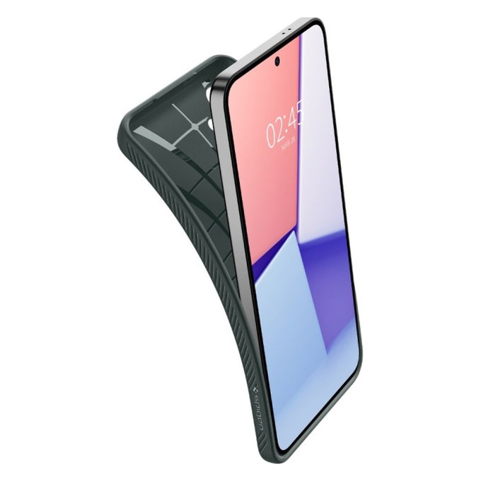 Spigen - Étui Liquid Air pour Samsung Galaxy S24, Abyss Green