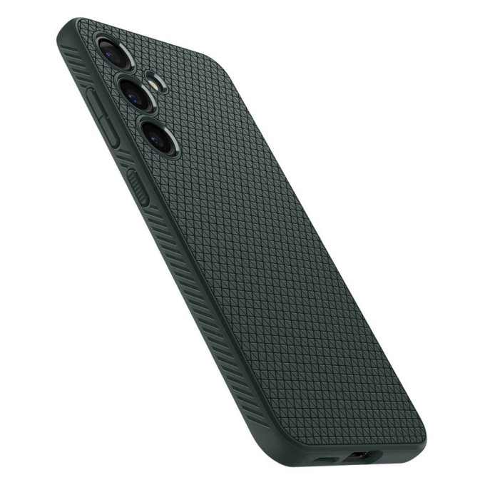 Spigen - Étui Liquid Air pour Samsung Galaxy S24, Abyss Green