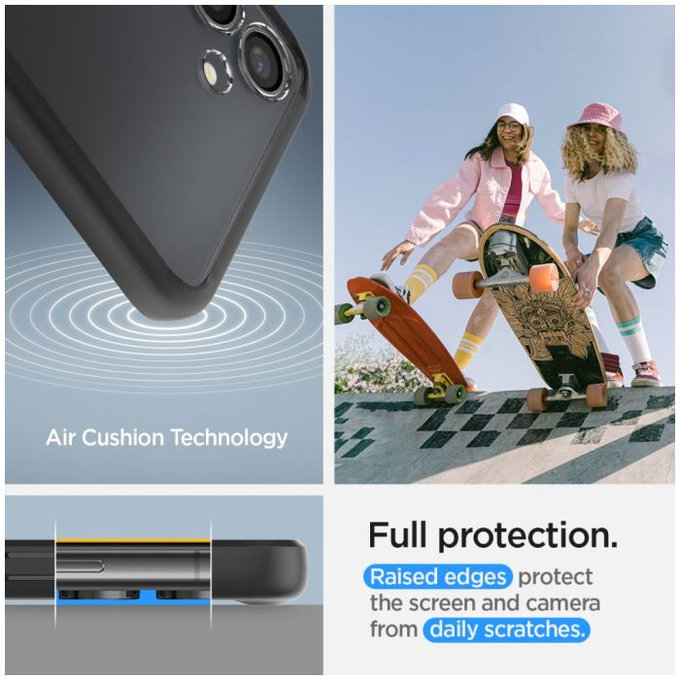 Spigen - Étui Ultra Hybrid pour Samsung Galaxy S24, Matte Black