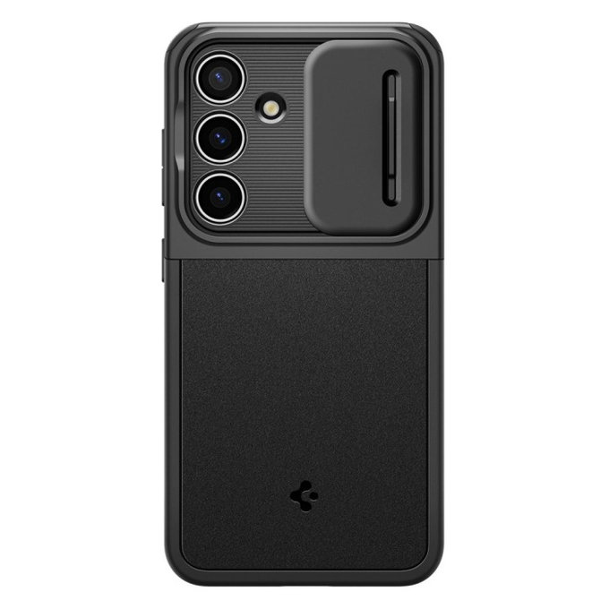 Spigen - Étui Optik Armor pour Samsung Galaxy S24, noir
