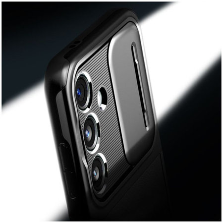 Spigen - Étui Optik Armor pour Samsung Galaxy S24, noir