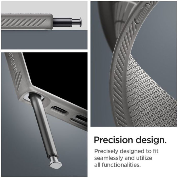 Spigen - Étui Liquid Air pour Samsung Galaxy S24 Ultra, Granite Grey