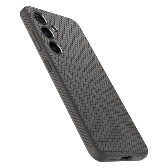 Spigen - Étui Liquid Air pour Samsung Galaxy S24, Granite Gray