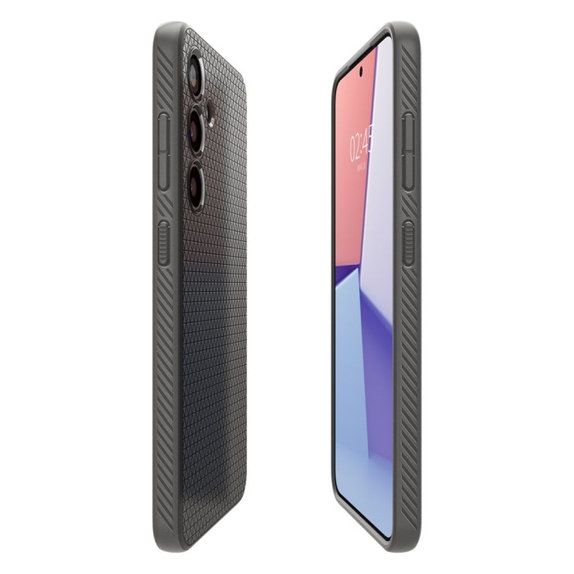 Spigen - Étui Liquid Air pour Samsung Galaxy S24, Granite Gray
