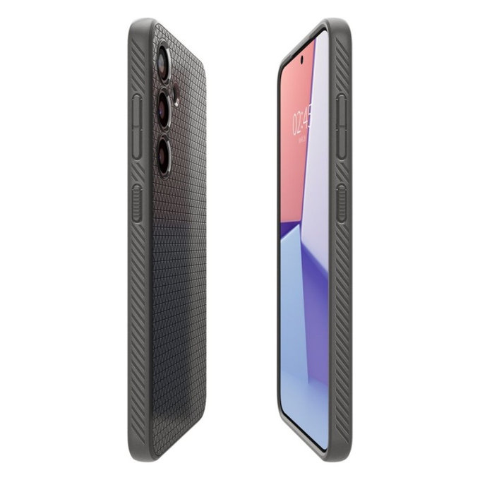 Spigen - Étui Liquid Air pour Samsung Galaxy S24, Granite Grey