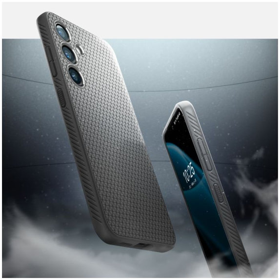 Spigen - Étui Liquid Air pour Samsung Galaxy S24, Granite Gray