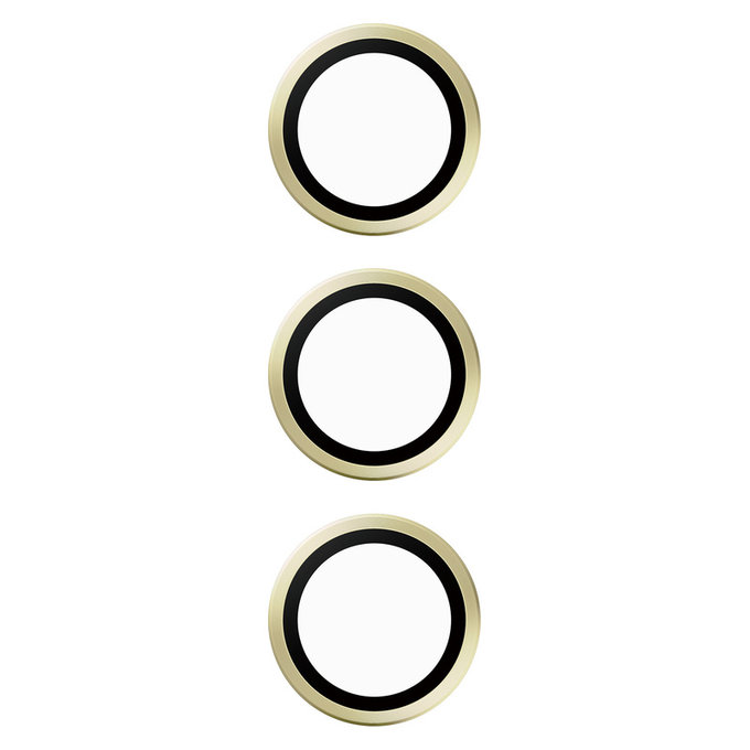 Protection d'objectif de caméra Hoops pour Samsung Galaxy S24+, Jaune, PanzerGlass