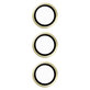 Protection d'objectif de caméra Hoops pour Samsung Galaxy S24+, Jaune, PanzerGlass