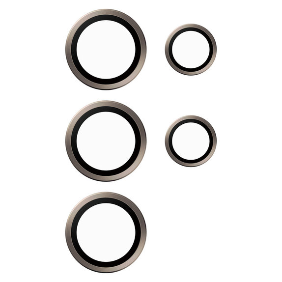 Protection d'objectif de caméra Hoops pour Samsung Galaxy S24 Ultra, Gris, PanzerGlass