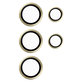 Protection d'objectif de caméra Hoops pour Samsung Galaxy S24 Ultra, Jaune, PanzerGlass