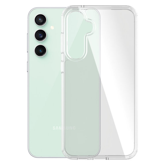 Étui HardCase AB pour Samsung Galaxy S23 FE, Transparent, PanzerGlass