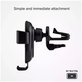SBS - Support voiture Gravityavec chargement sans fil, 10W, noir