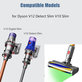 Dyson V12 - Tete de sol avec lumiere verte LED