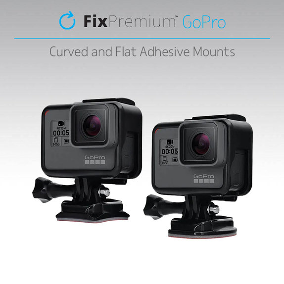 FixPremium - Ensemble d'adhésifs pour supports GoPro