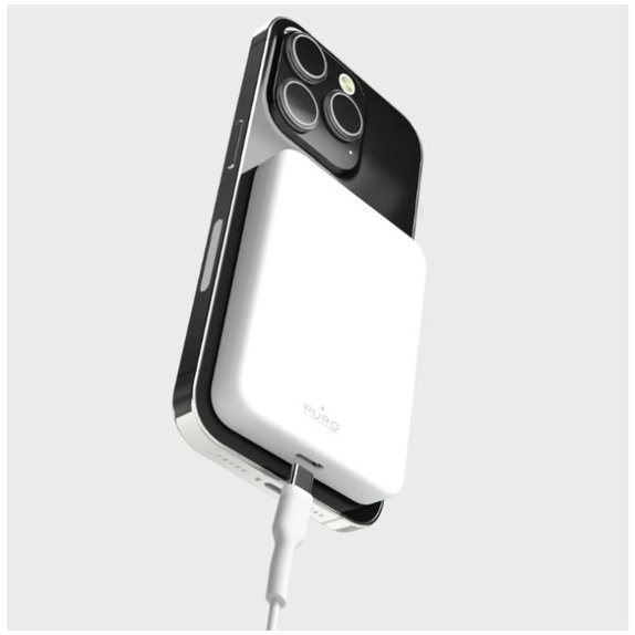 PURO - MagSafe PowerBank 4200 mAh 5W, USB-C, blanc