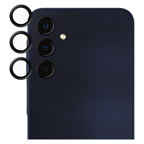 Protection d'objectif de caméra pour Samsung Galaxy A25 5G, Noir, SAFE by PanzerGlass
