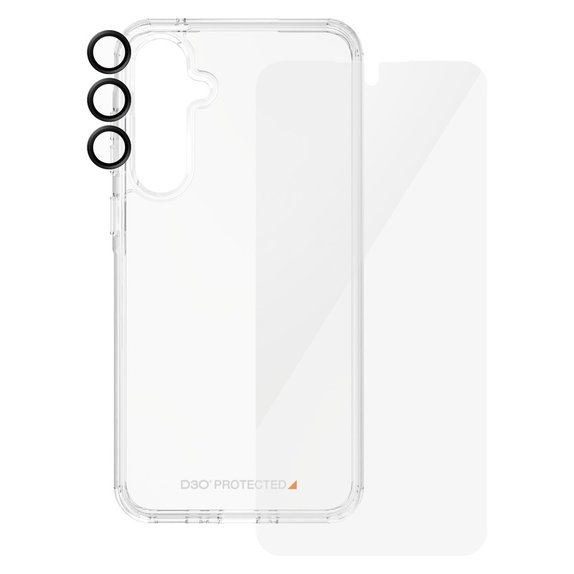 Bundle Hoops + Verre trempé UWF + Hard Case D3O pour Samsung Galaxy A55 5G, PanzerGlass