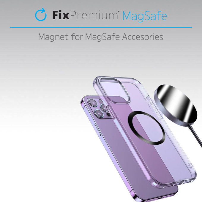 FixPremium - Magnet pour MagSafe, argent