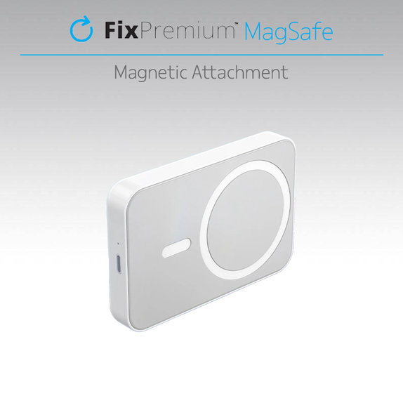 FixPremium - MagSafe PowerBank avec Support 5000mAh, noir
