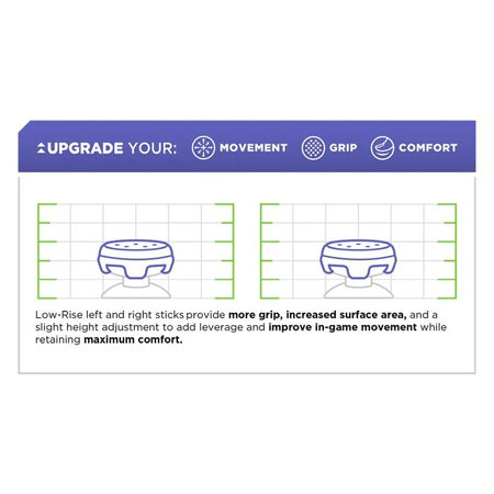 Kontrol Freek - Clutch (Black) PS4/PS5 Extended Controller Grip Caps