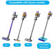 Dyson V11, V12, V15, V15s Detect Submarine - Brosse principale Slim Fluffy avec tete de nettoyage a rouleau doux