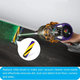 Dyson V11, V12, V15, V15s Detect Submarine - Brosse principale Slim Fluffy avec tete de nettoyage a rouleau doux