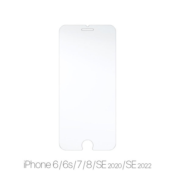 FixPremium Glass - Verre Trempé pour iPhone 6, 6s, 7, 8, SE 2020, SE 2022 (10 Pack)