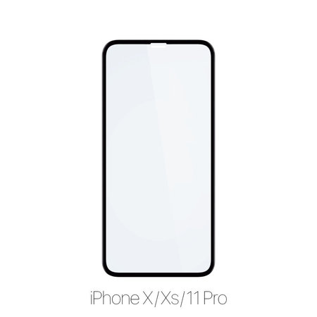 FixPremium FullCover Glass - Verre trempé pour iPhone X, XS & 11 Pro (10 Pack)