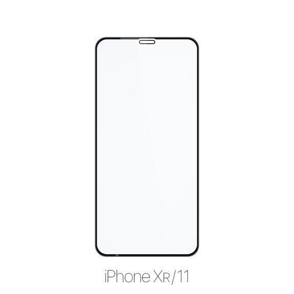 FixPremium FullCover Glass - Verre trempé pour iPhone XR & 11 (10 Pack)