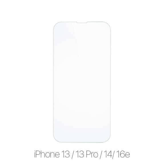 FixPremium Glass - Verre trempé pour iPhone 13, 13 Pro, 14 et 16e (10 Pack)