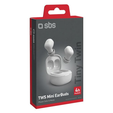 SBS - Casque sans fil TWS Mini, blanc