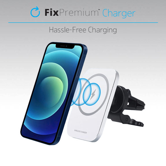 FixPremium - Chargeur de voiture MagSafe V2, blanc