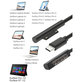 BY-006S - Câble d'Alimentation Multifonction pour Microsoft Surface Book, Go, Laptop, Pro, RT