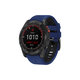 FixPremium - Bracelet silicone bicolore pour Garmin (QuickFit 26mm), bleu