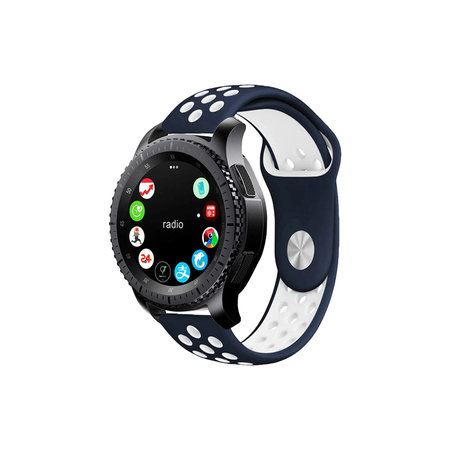 FixPremium - Bracelet sportif en silicone pour Garmin (22mm), bleu