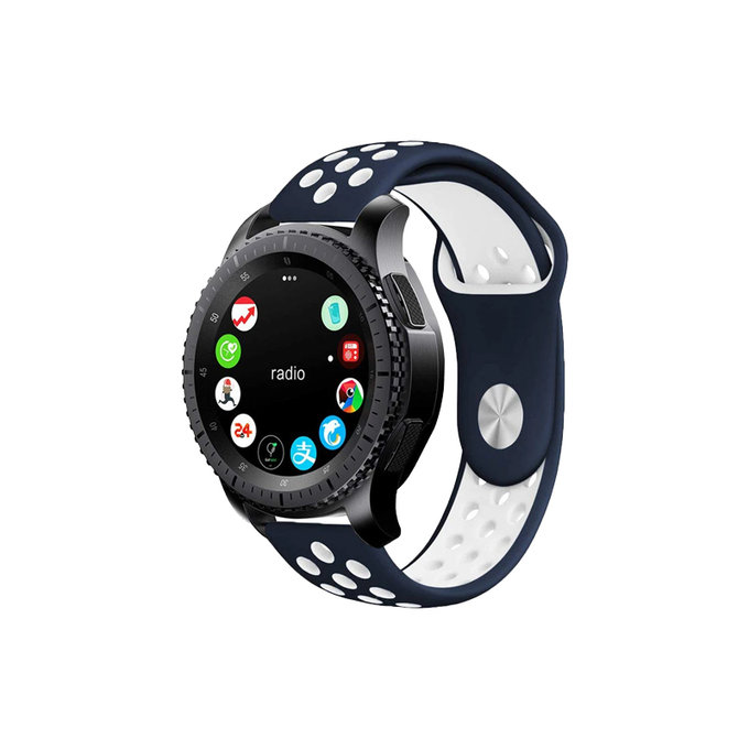 FixPremium - Bracelet sportif en silicone pour Garmin (20mm), bleu