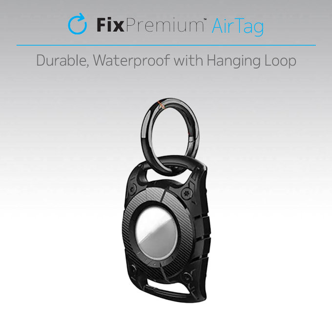 FixPremium - Collier AirTag pour chiens et chats, bleu