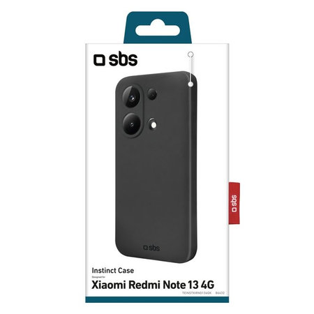 SBS - Étui Instinct pour Xiaomi Redmi 13 4G, noir