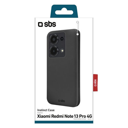 SBS - Étui Instinct pour Xiaomi Redmi Note 13 Pro 4G, noir