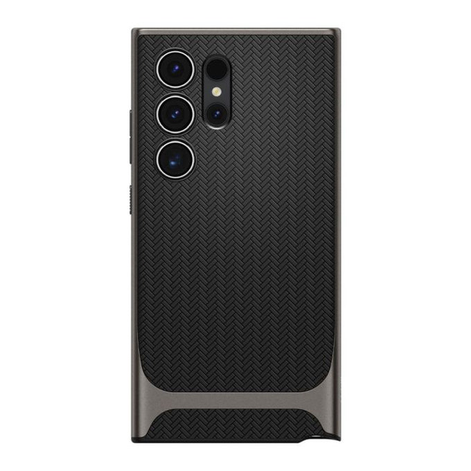 Spigen - Étui Neo Hybrid pour Samsung Galaxy S24 Ultra, Gunmetal