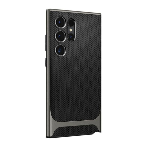 Spigen - Étui Neo Hybrid pour Samsung Galaxy S24 Ultra, Gunmetal