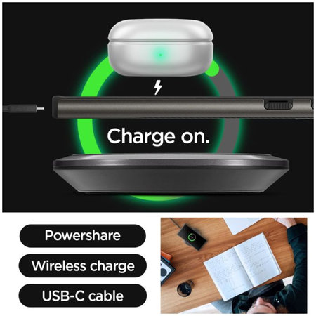 Spigen - Étui Neo Hybrid pour Samsung Galaxy S24 Ultra, Gunmetal