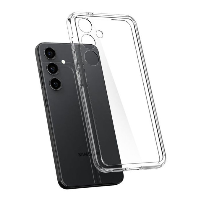 Spigen - Étui Ultra Hybrid pour Samsung Galaxy S24 Plus, Crystal Clear