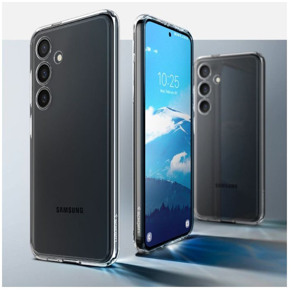 Spigen - Étui Ultra Hybrid pour Samsung Galaxy S24 Plus, Crystal Clear