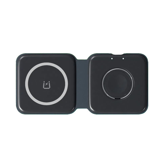 FixPremium - MagSafe Duo pour iPhone a Apple Watch, noir