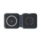 FixPremium - MagSafe Duo pour iPhone a Apple Watch, noir